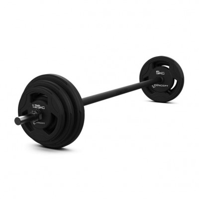 Concept Line Bodypump set svart 20 kg, Skivstångsset