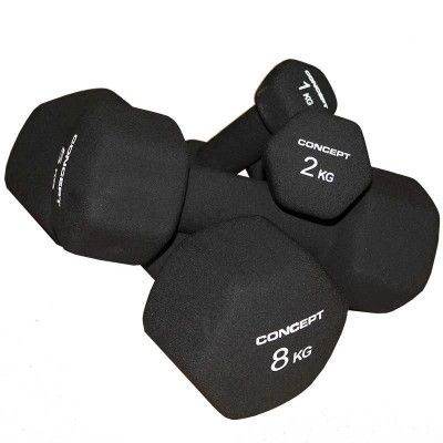 Concept Line Neoprenhantel Black