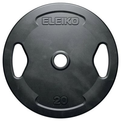Eleiko Grip Plate Rubber, Viktskiva Gummerad