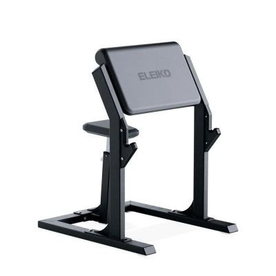 Eleiko Seated Preacher Curl - Black, Curlbänk