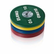 Eleiko Sport Training Disc - Coloured, Viktskiva Gummerad