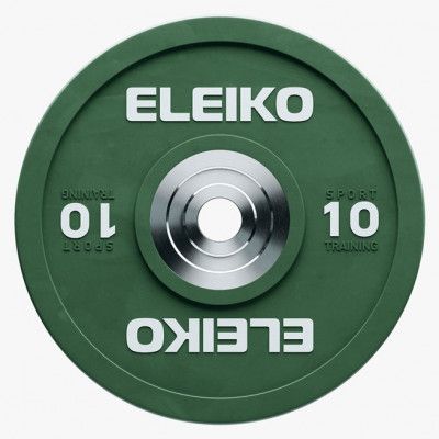 Eleiko Sport Training Plate Coloured (styck), Viktskivor gummerade