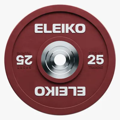 Eleiko Sport Training Plate Coloured (styck), Viktskivor gummerade
