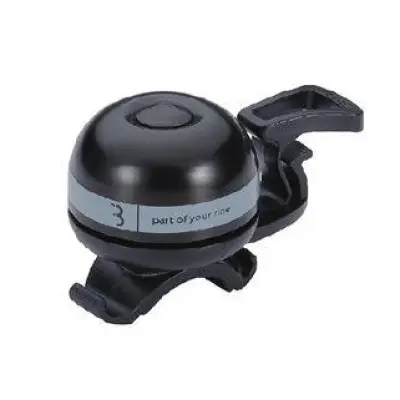 BBB Ringklocka EasyFit delux svart/grå