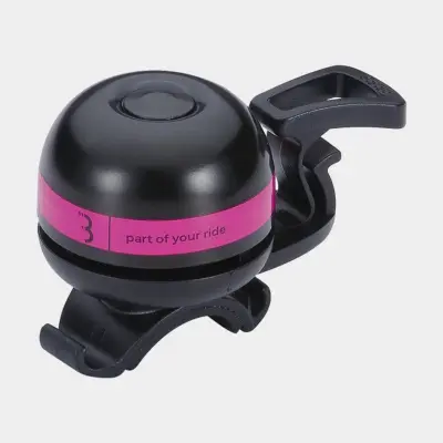 BBB Ringklocka EasyFit Deluxe Ø32 mm mässing svart/magenta