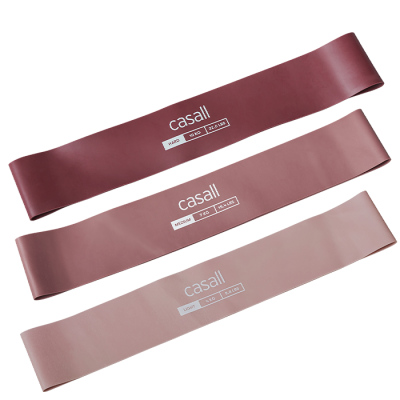 Gummiband 3-pack Rosa