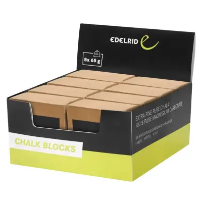 Edelrid Chalk Blocks 8 st, Kalk