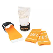 Quad Pro Grips - White Orange - Large
