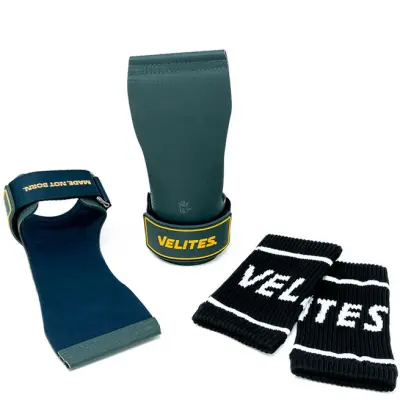 Quad Ultra Hand Grips No Chalk - Dark Green Kit - Large