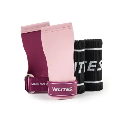 Quad Ultra Hand Grips No Chalk - Pink Kit - XL