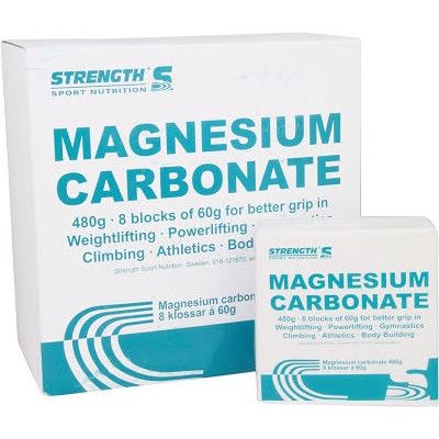 Strength Magnesium Carbonate - 1 låda/8st block