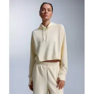 Wonderluxe Sand Washed Cropped Hoodie