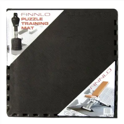 Finnlo Puzzle Mat Black, Gymgolv