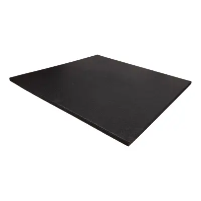 GYMGOLV 1X1M, 25MM - SVART - (Utgående Modell)