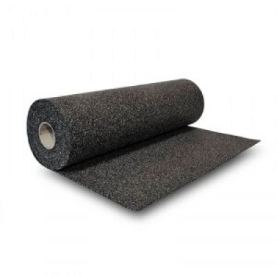 Gymgolv, svart/grå, 6 mm, JTC Fitness