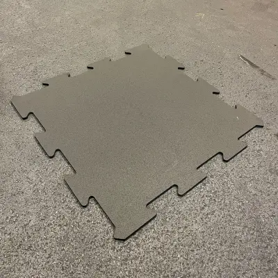 Kraftmark Pusselmatta 25mm Medium Black/Grey, Gymgolv