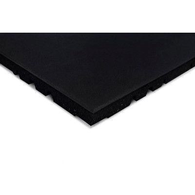 Stockz Fitness Tile Connect Black 40mm 0,5X1M 2mm Top Lager, Gymgolv