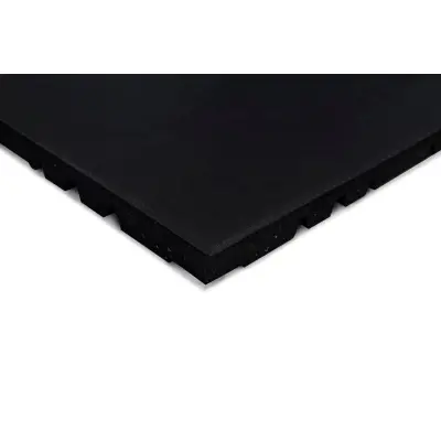 Stockz Fitness Tile Connect Black 40mm 0,5X1M 2mm Top Lager, Gymgolv