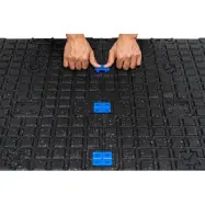 Stockz Fitness Tile Connectorkoner Blå Plast, Gymgolv