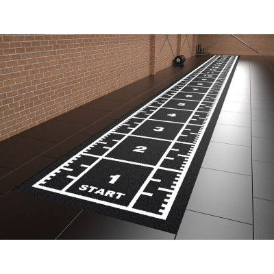 Stockz Turf Premium Range Enfärgad + Vit Markering Stege 10,4Mx1,33M, Gymgolv