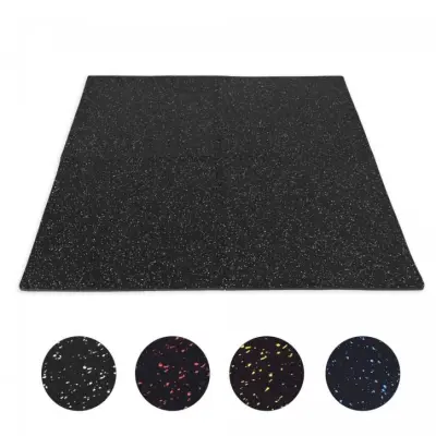 Träningsgolv Gymgolv Gymmatta Set 4 - Svart