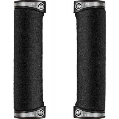 CRANKBROTHERS Cykelhandtag Cobaltgrips 130mm BLACK/SILVER