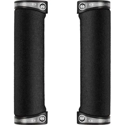 CRANKBROTHERS Cykelhandtag Cobaltgrips 130mm BLACK/SILVER