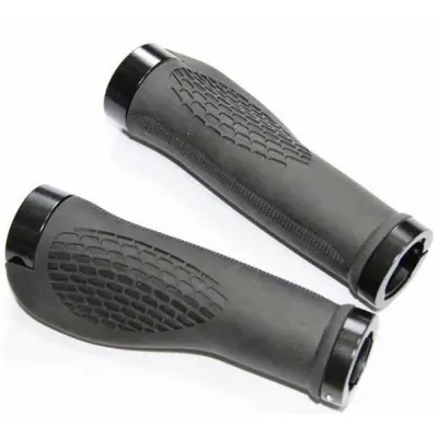 OXC Handtag Ergonomic Lock-On grips svartck-On grips svart