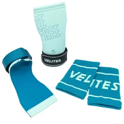 Velites Quad Pro Grips, Light Blue - Large
