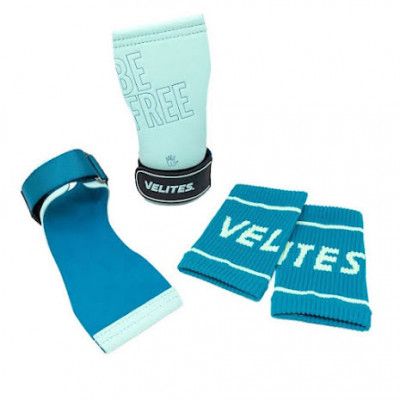 Velites Quad Pro Grips, Light Blue - XL
