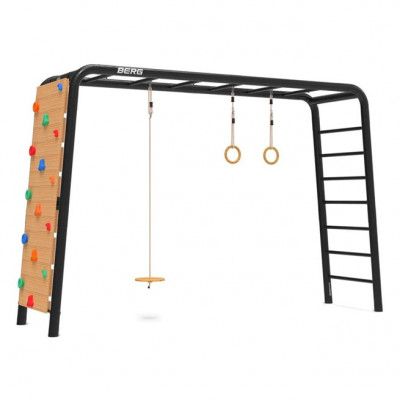 BERG PlayBase Large TL (Disc Swing + Rings + Climbing Wall)