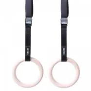 Gorilla Sports Olympiska Gymringar GS - Trä, Gymrings