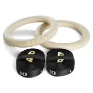 K-Well Wooden Suspension Rings, Kroppsviktsträning