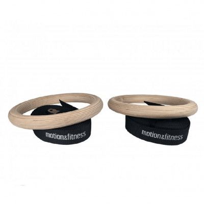 Motion&Fitness PRO Gymringar trä, Gymrings