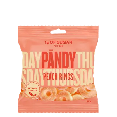 Pändy Candy 50 g Peach Rings