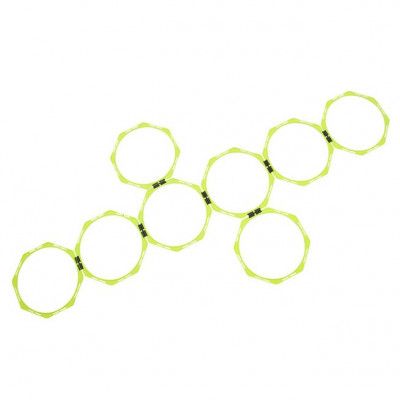 PROLINE Agility Square Rings set Gul, Fotboll