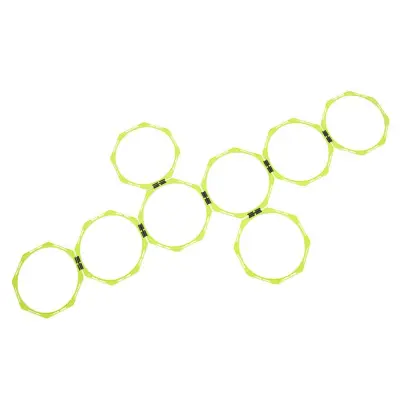 PROLINE Agility Square Rings set Gul. Fotboll