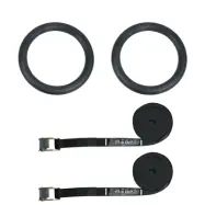 Gym Rings Romerska Ringar Svart