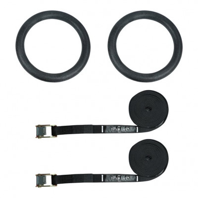 TITAN LIFE Gym rings - Wood
