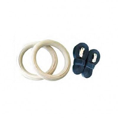 TITAN LIFE Gym rings - Wood I