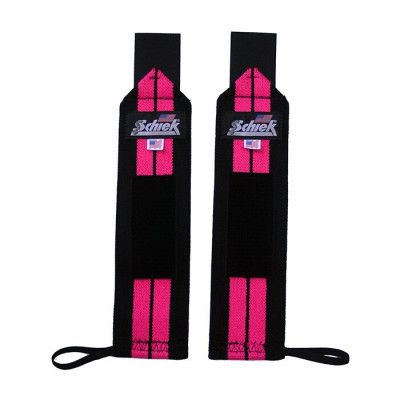 Heavy Duty Wrist Wraps 30 cm Rosa