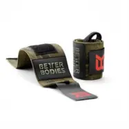 BB Camo Wrist Wraps, dark green camo, Better Bodies