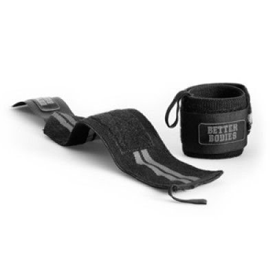 Elastic Wrist Wraps, black, Better Bodies