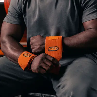 Forge Wrist Wraps Orange Stiff