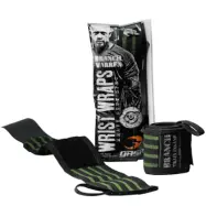 Gasp Branch Wrist Wraps 18'' - Black/Green