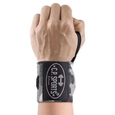 Wrist Wraps 30 cm, White Camo