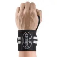 Wrist Wraps 30 cm, Black/White