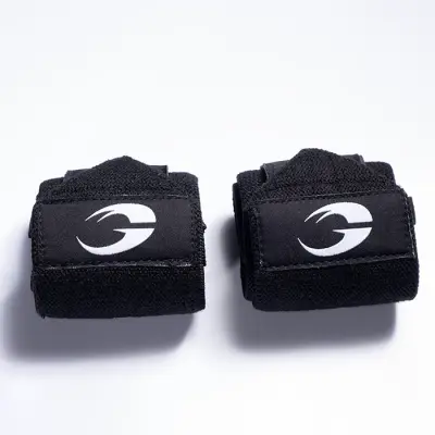 Hardcore Wrist Wraps 18 inch, Black/White