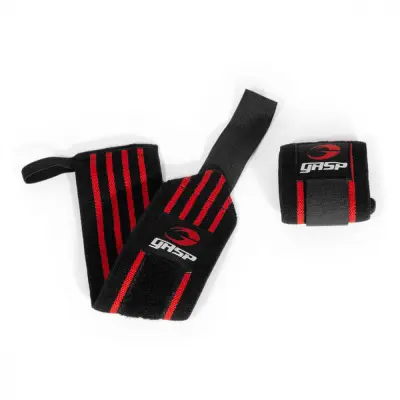 Hardcore Wrist Wraps, black/red, GASP
