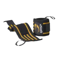 Hardcore Wrist Wraps Svart/Gul